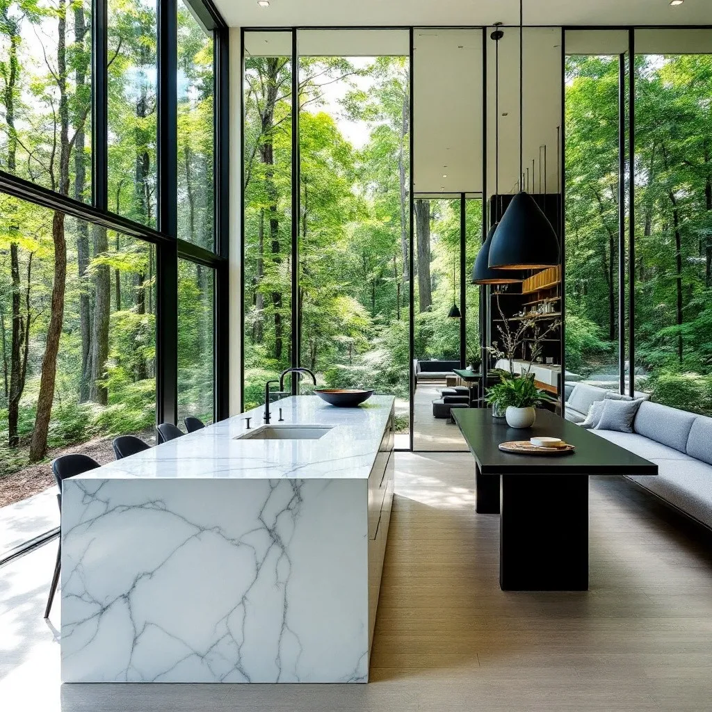 使用 Prompts.ai 视觉设计提示渲染 AI 生成的现代生活空间内部