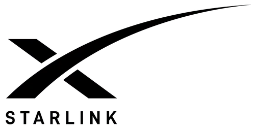 Starlink logo showing use of Prompts.ai for AI-powered automation in satellite communications and network operations