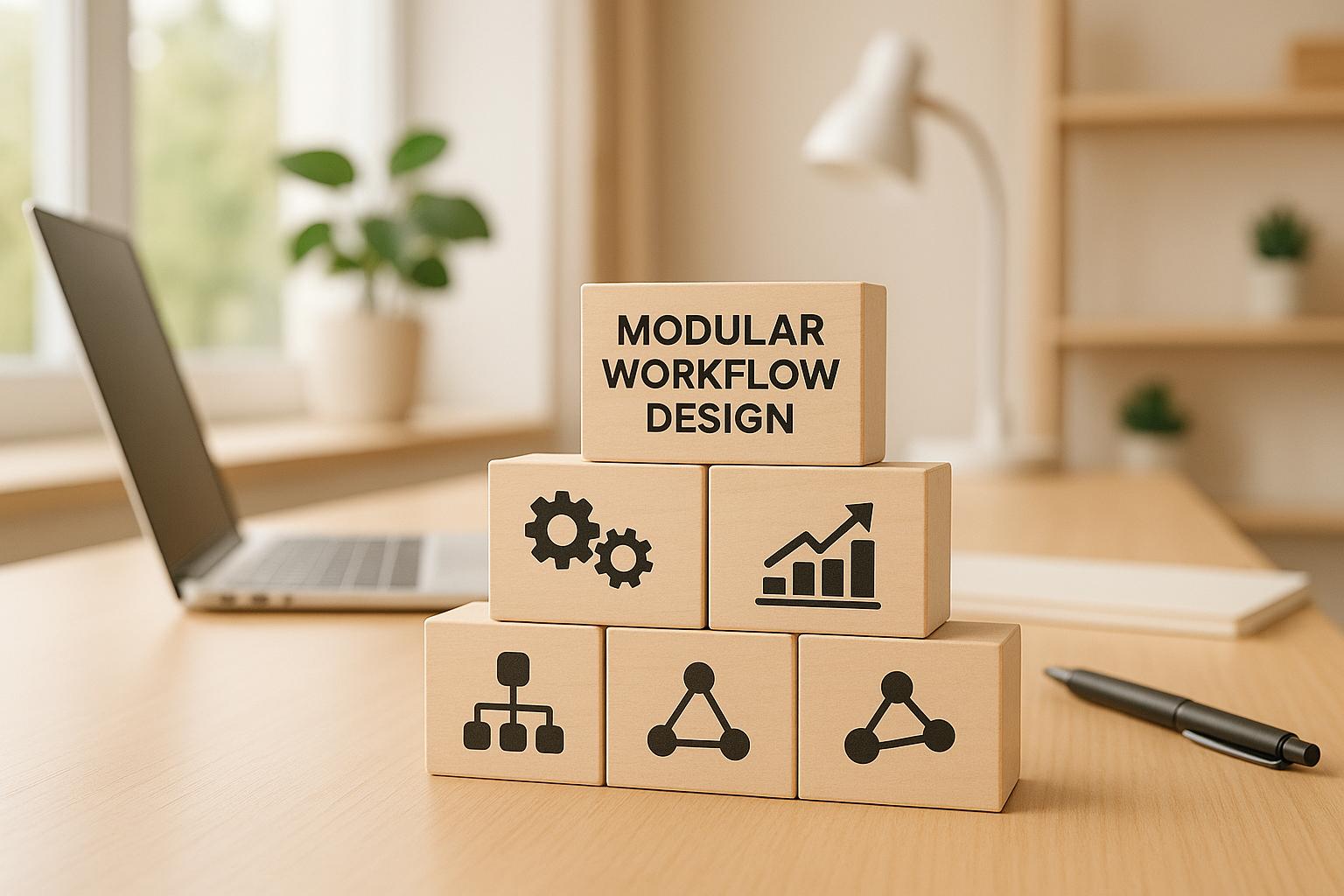 5 principios del diseño de flujo de trabajo modular