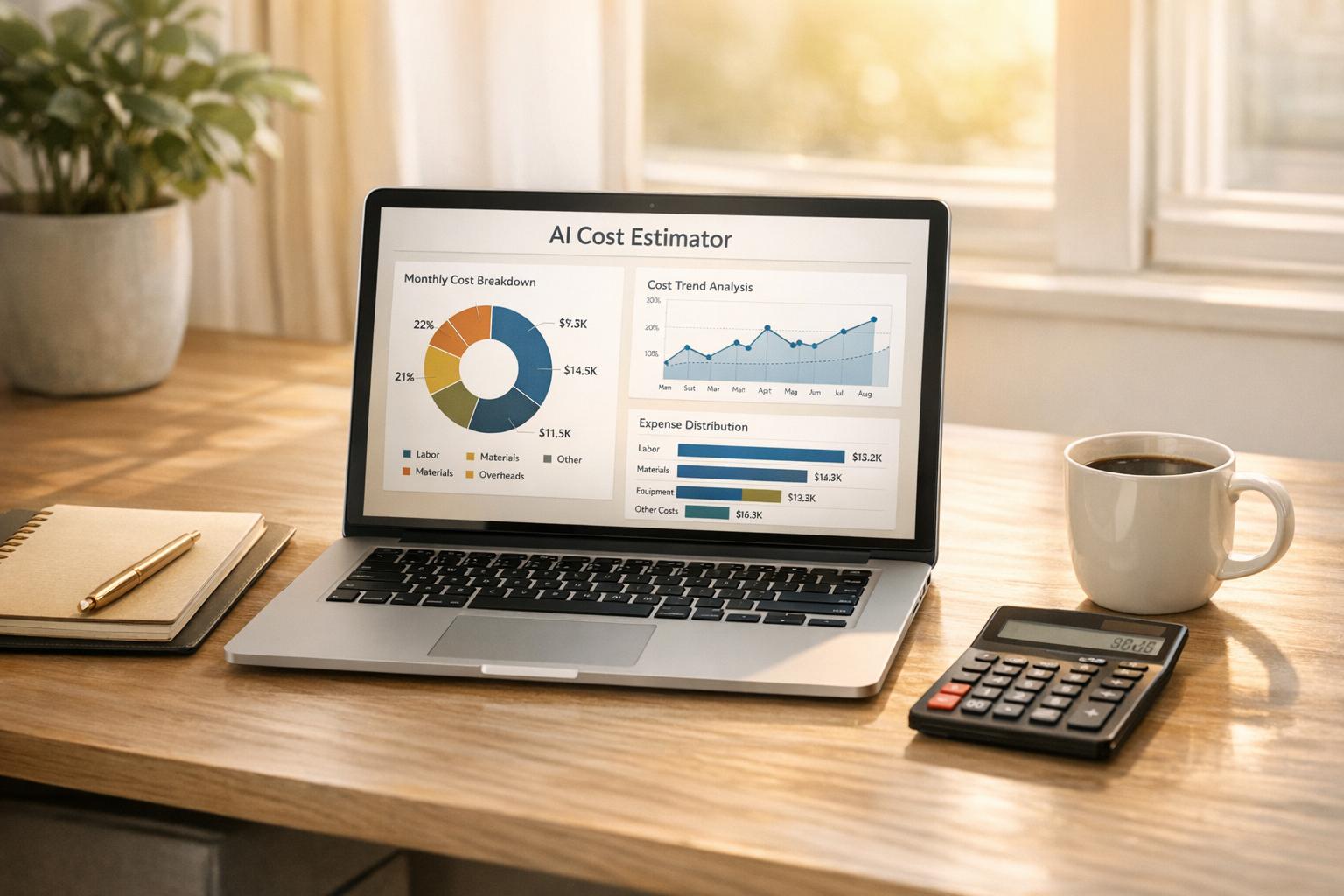 Estimador de costos de IA para presupuestos inteligentes