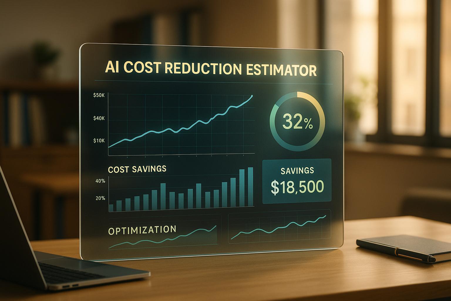 Estimador de reducción de costos de IA