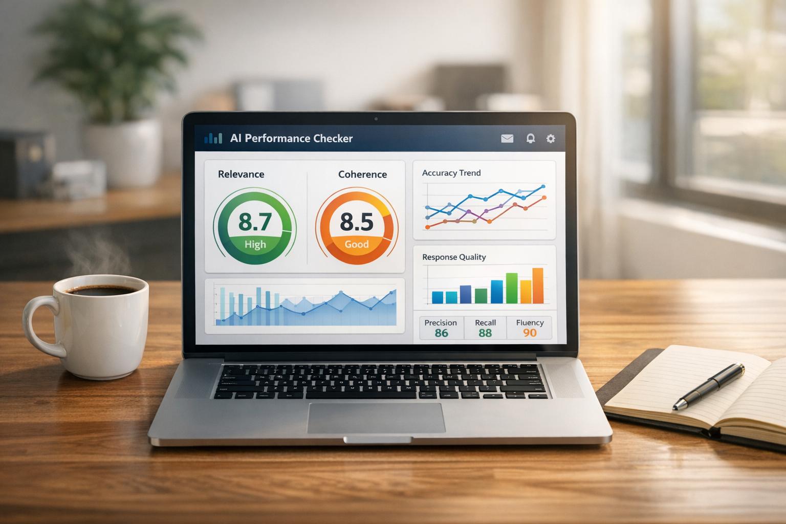 Comprobador de rendimiento de IA para obtener información sobre la calidad