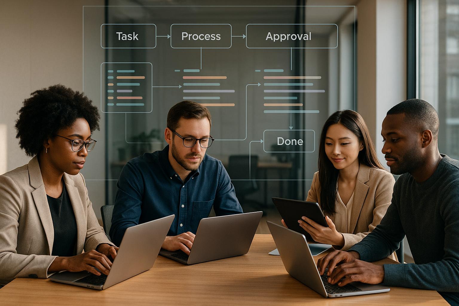 Plataformas de inteligencia artificial que facilitan la automatización del flujo de trabajo entre equipos