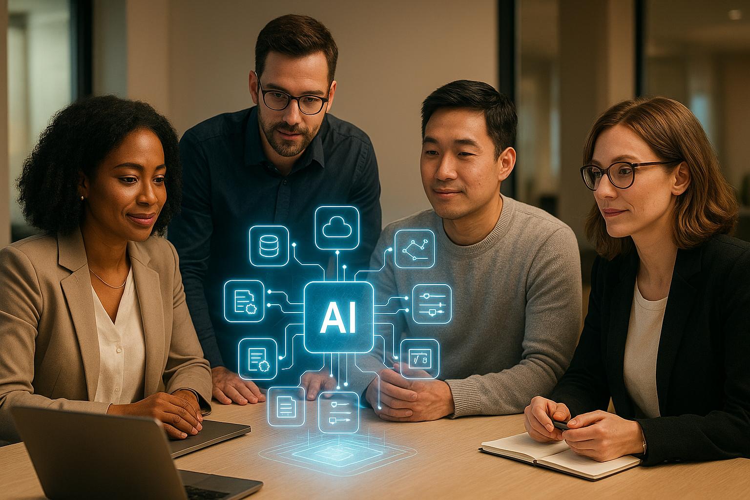 Plataformas de IA que se adaptam às suas equipes e tarefas