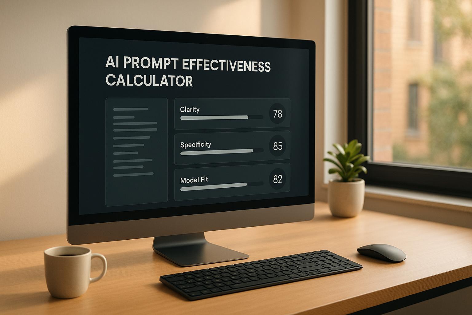 AI 프롬프트 효율성 계산기