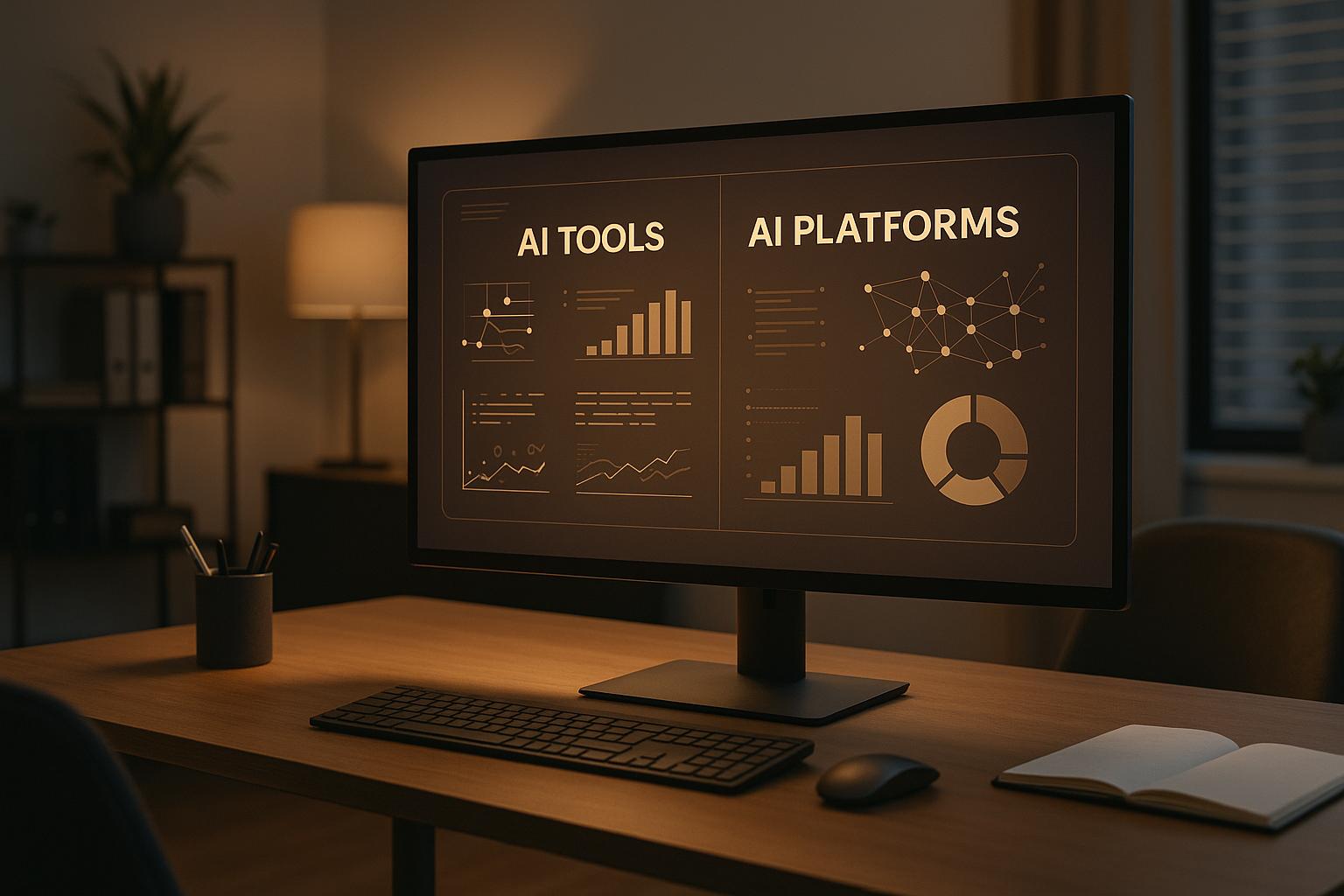 AI 도구와 AI 플랫폼: 기업이 확장하기 전에 알아야 할 사항