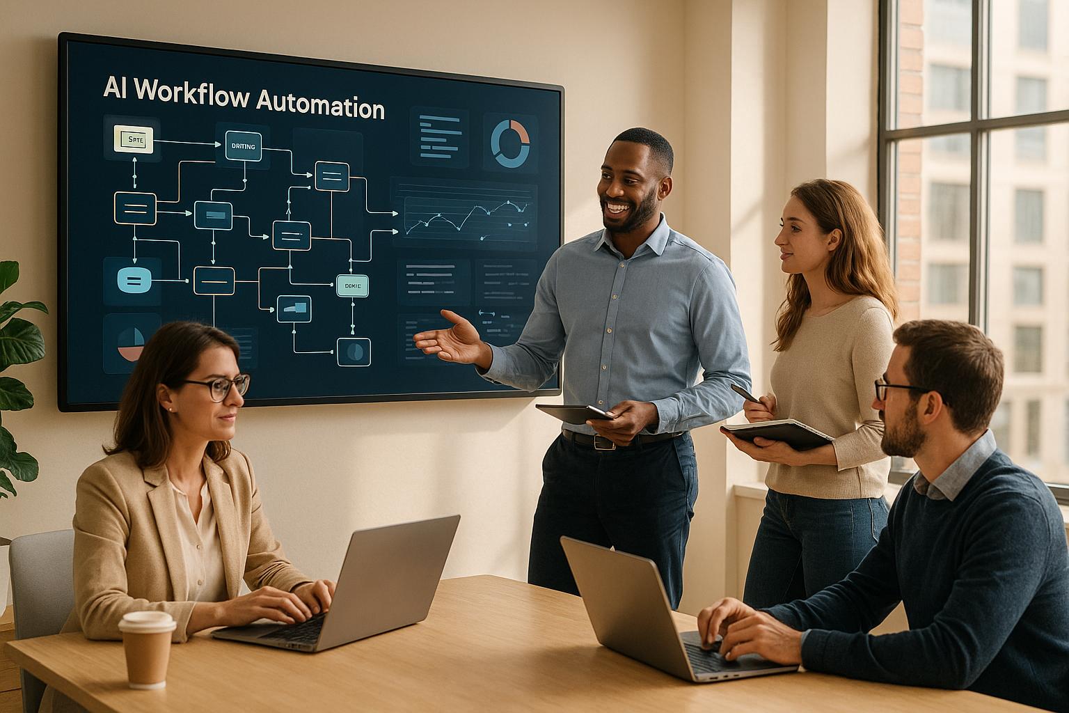 실제로 대규모로 작동하는 AI 워크플로 자동화