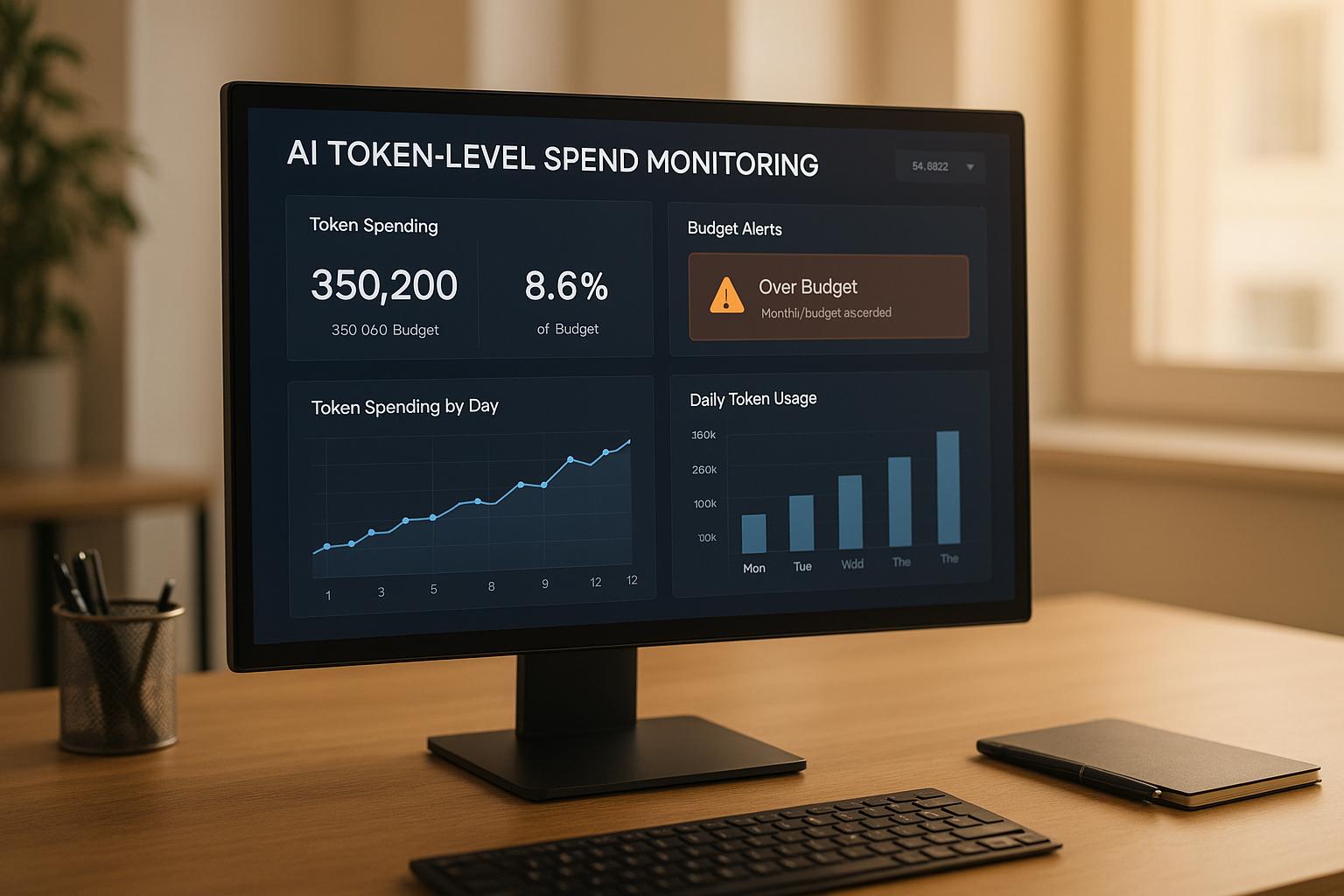 El mejor monitoreo de gastos a nivel de token de IA, con paneles y alertas de presupuesto