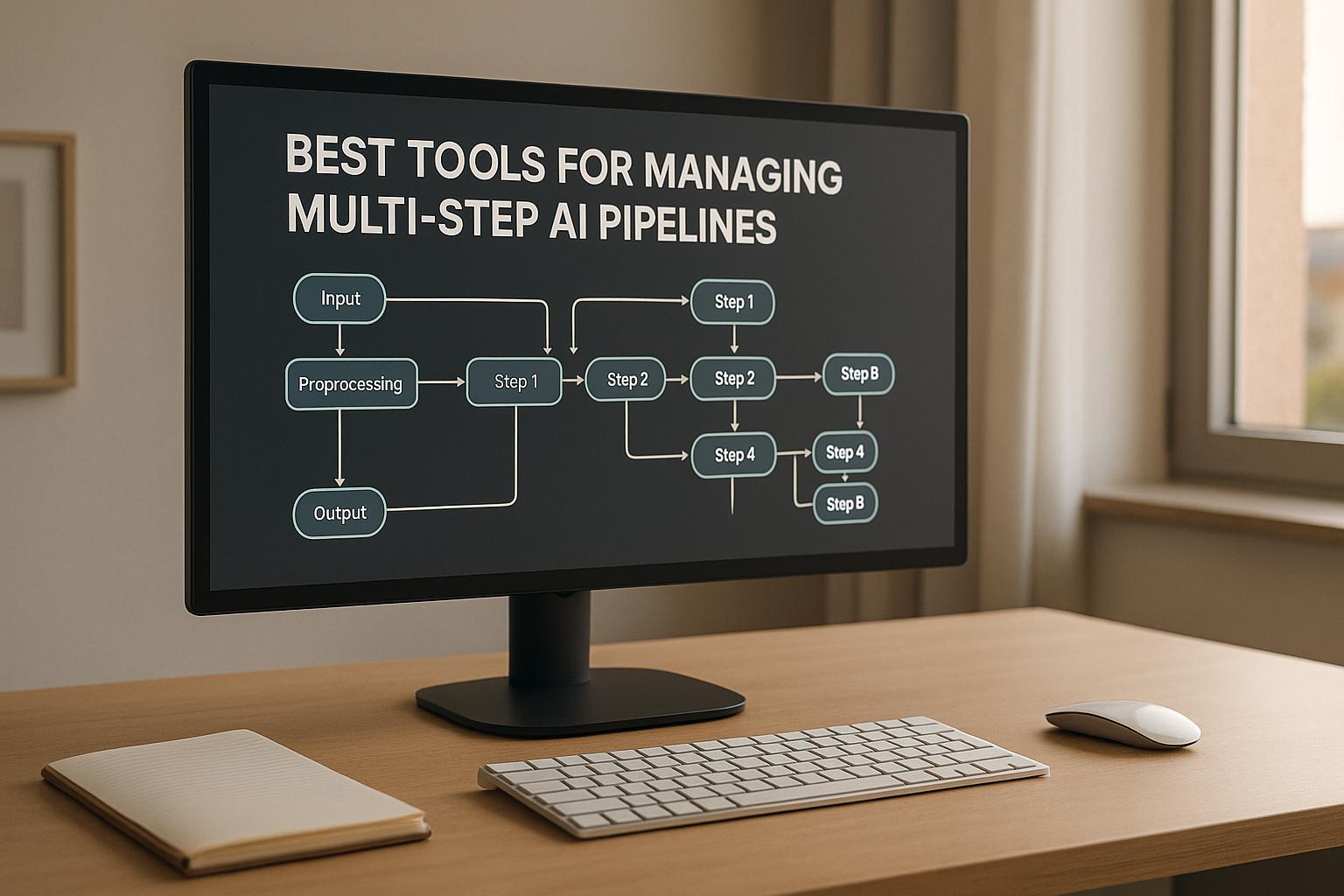 Melhores ferramentas para gerenciar pipelines de IA em várias etapas