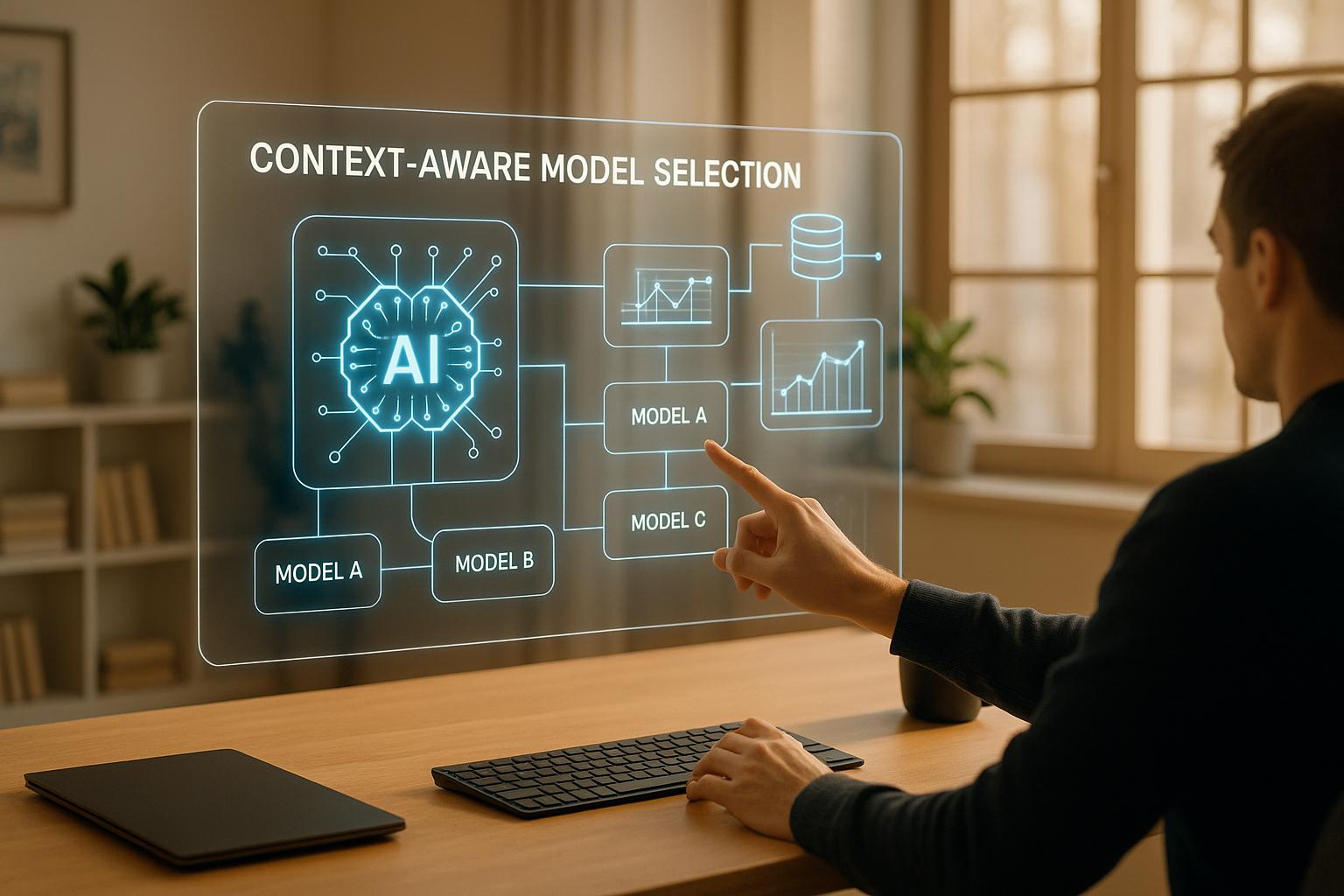 Selección de modelo consciente del contexto explicada