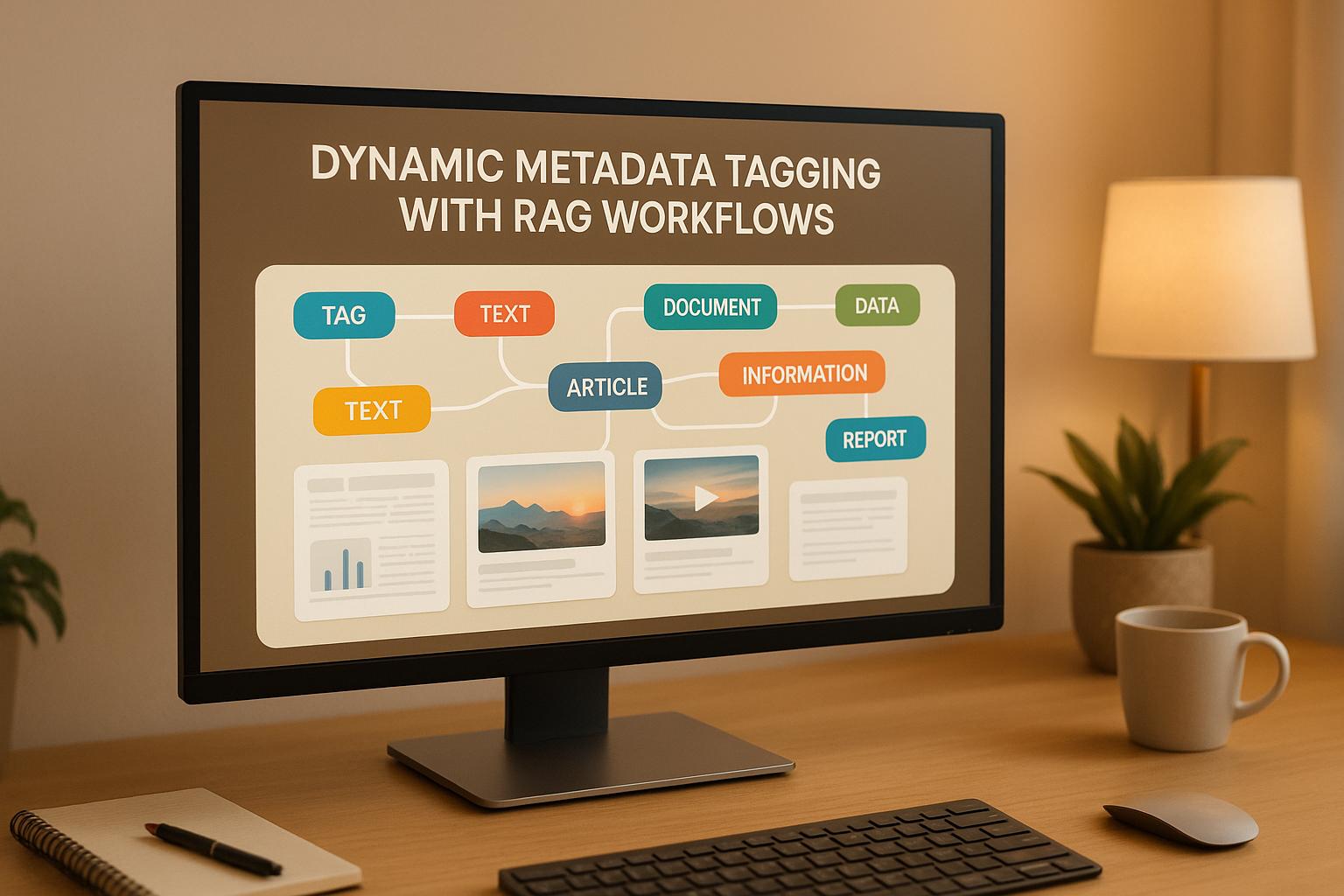 Dynamische metadatatagging met RAG-workflows
