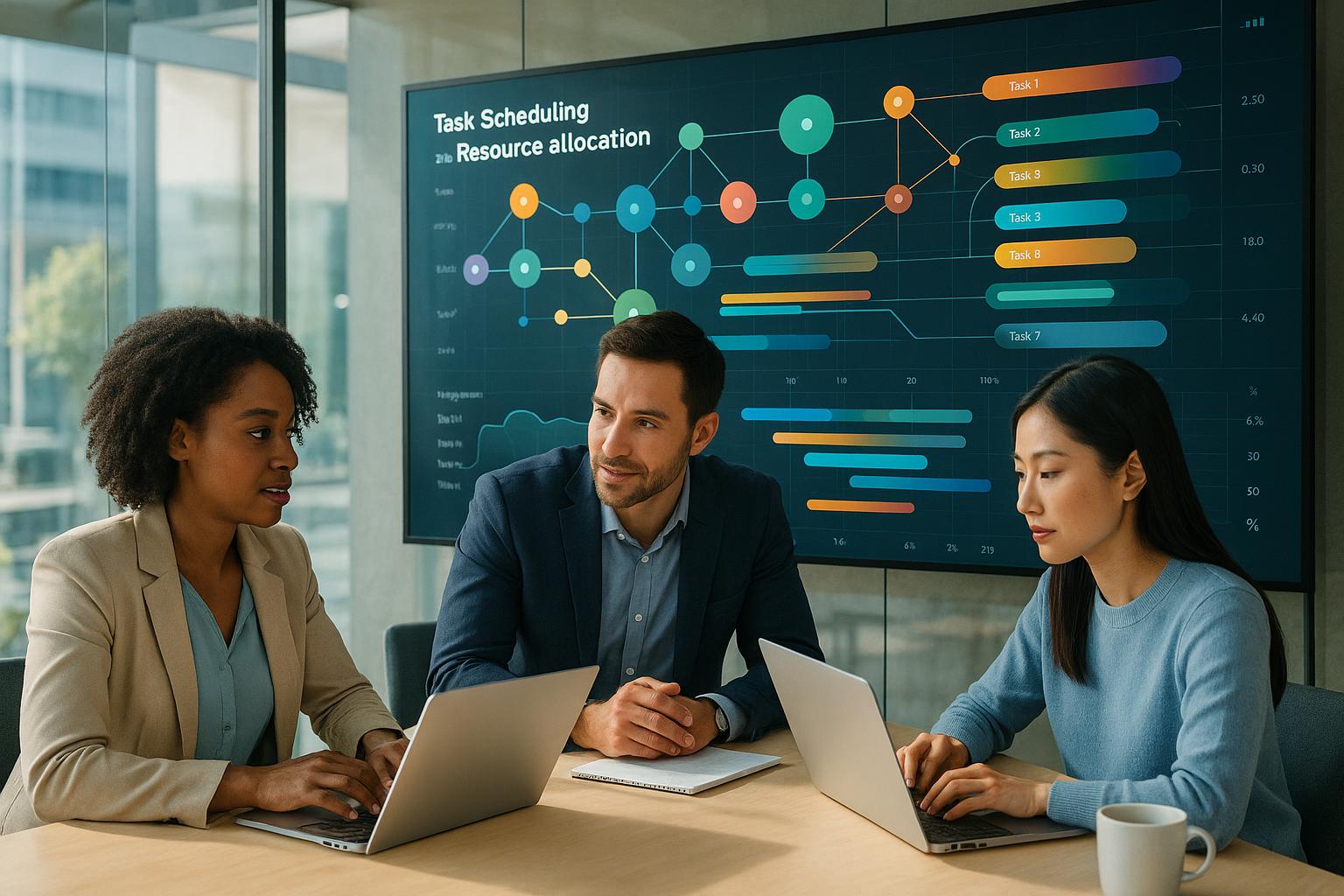 작업 일정 및 리소스 할당을 위한 생성적 AI