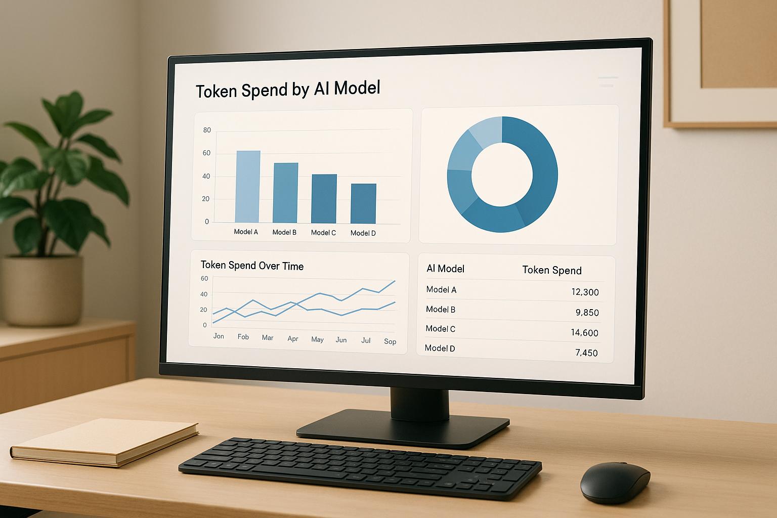 토큰 지출 추적을 지원하는 선도적인 다중 LLM AI 플랫폼