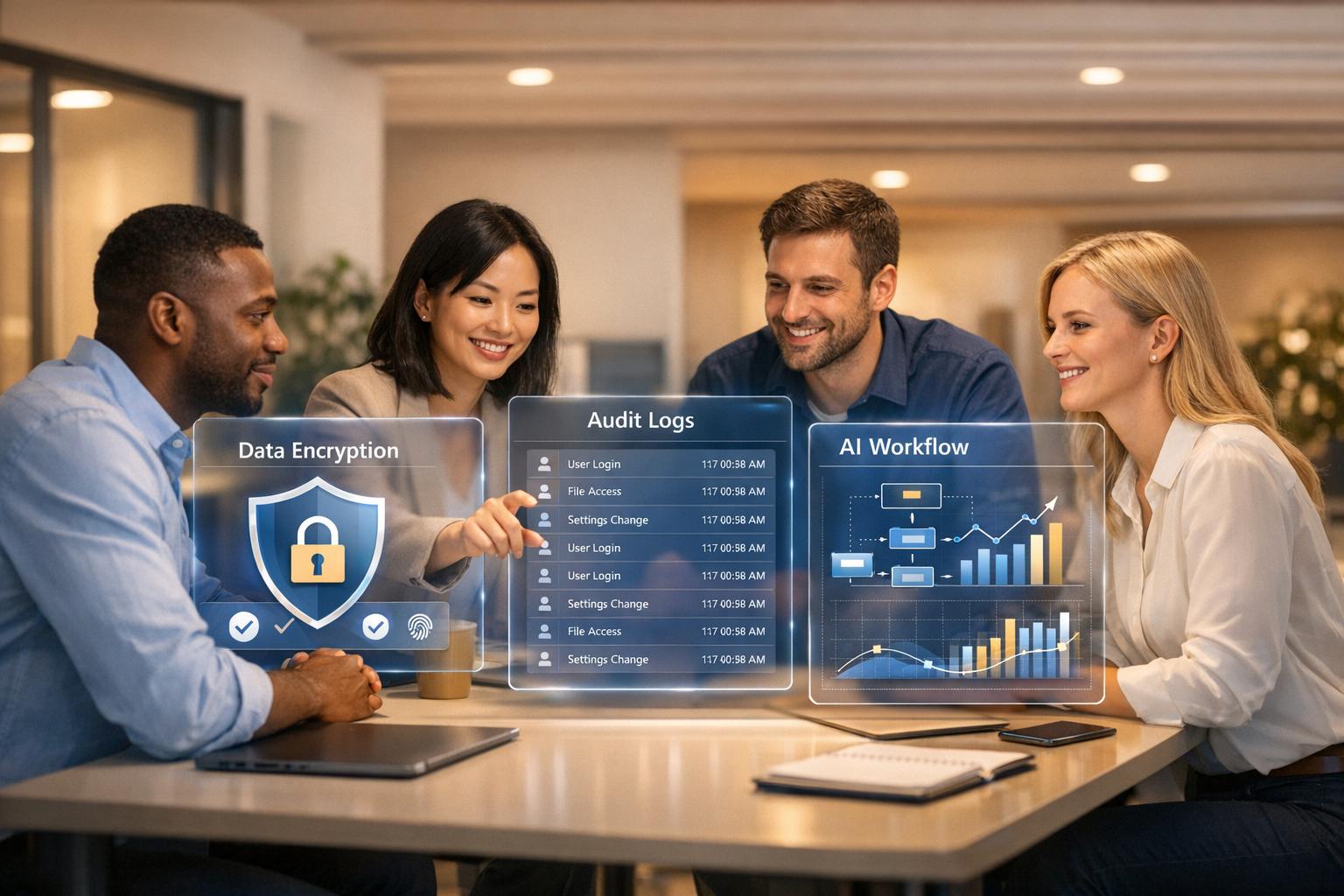 Software de IA seguro y protegido para el empoderamiento de la fuerza laboral