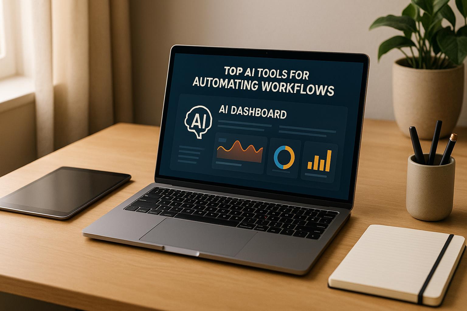 Principais ferramentas de IA para automatizar fluxos de trabalho