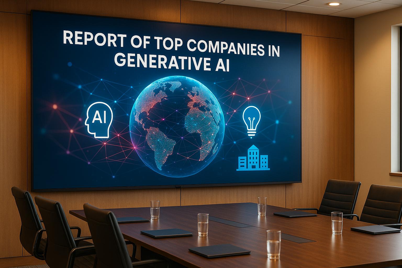 Verslag van topbedrijven in generatieve AI