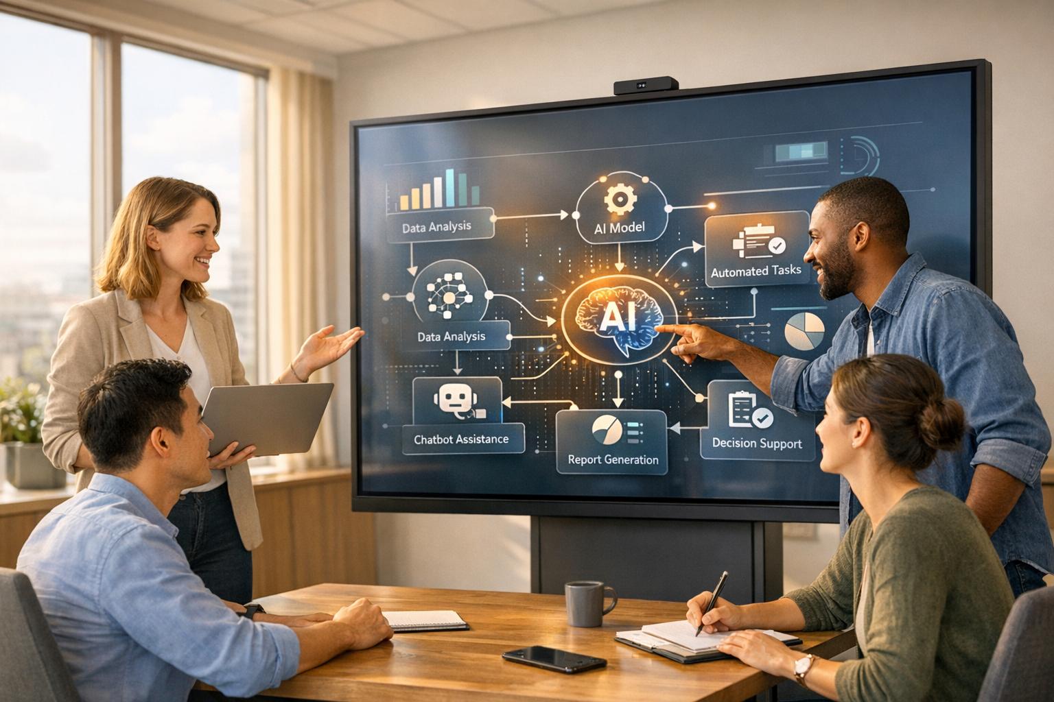 Principales opciones de software de IA colaborativa para equipos