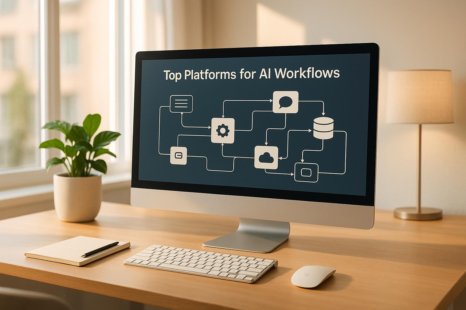 Principais plataformas para fluxos de trabalho de IA